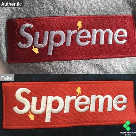 fake gucci supreme box logo|authenticating supreme pieces.